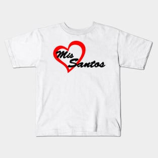 Heart Mis Santos Kids T-Shirt